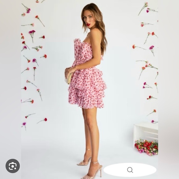 Vici Dresses & Skirts - VICI Heartbreaker Tulle Mini Dress Size Medium! Gorgeous Only worn to try on 💓